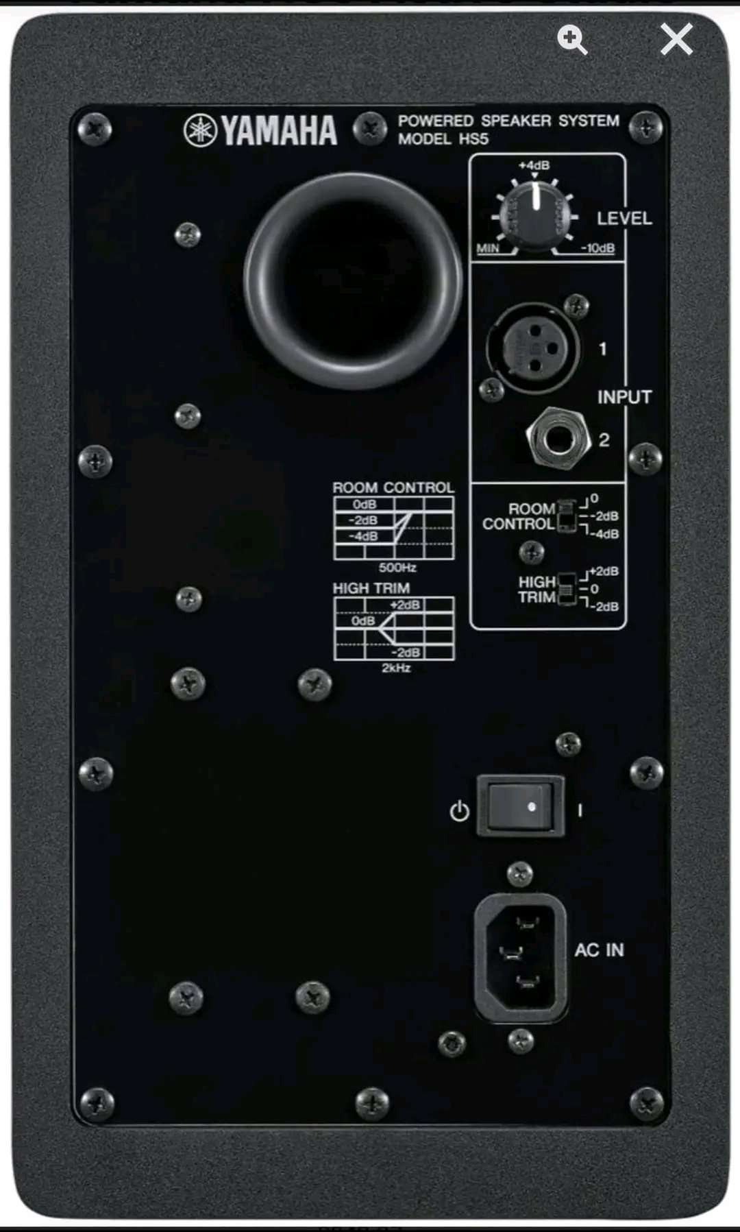 Yamaha HS5 Powered Studio Monitors - Image 3