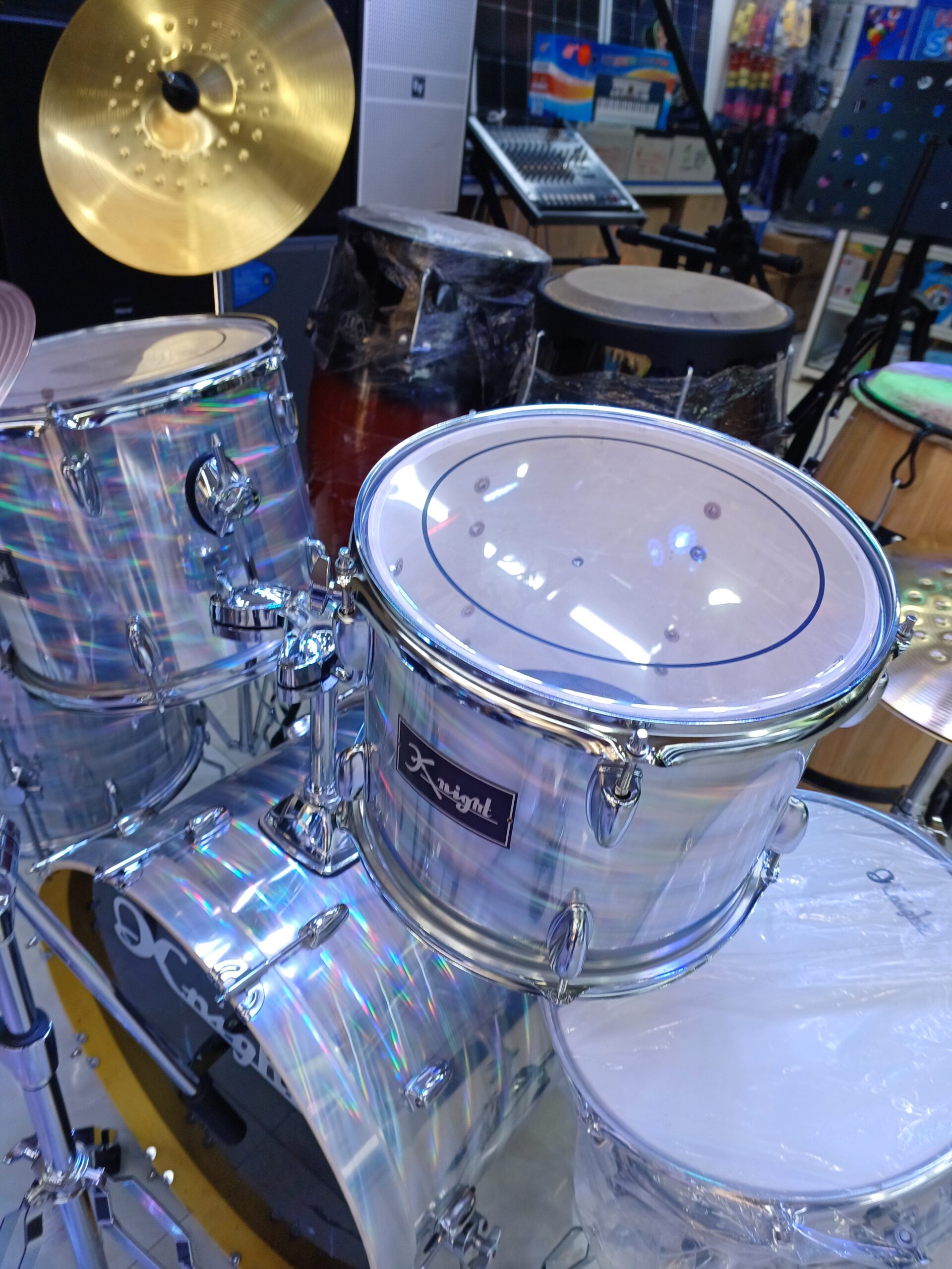 American Knight 5pc Acoustic Complete Drumset