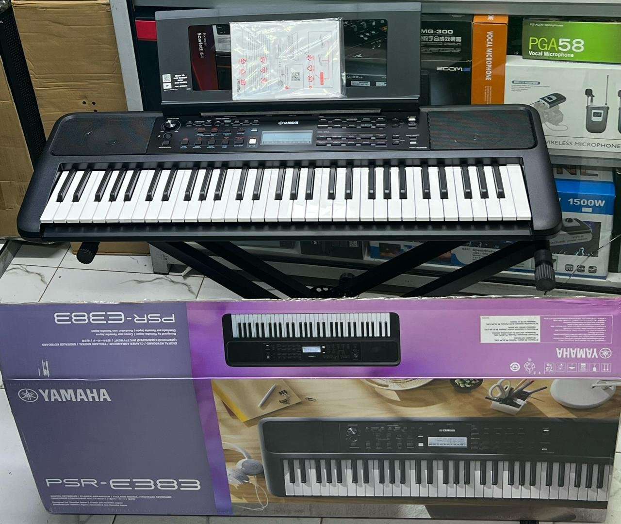 Yamaha PSR-E383 61-key portable keyboard