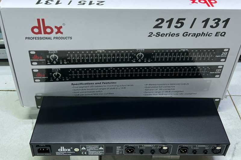 dbx 215 / 131 2-Series Graphic Equalizer - Image 2