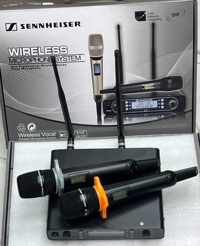 Sennheiser SKM 95 UHF Wireless Microphone System | Dual Handheld Vocal Set