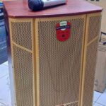 Fujister F-605 Portable PA Speaker: 15-Inch Rechargeable Sound System with Dual Wireless Mics