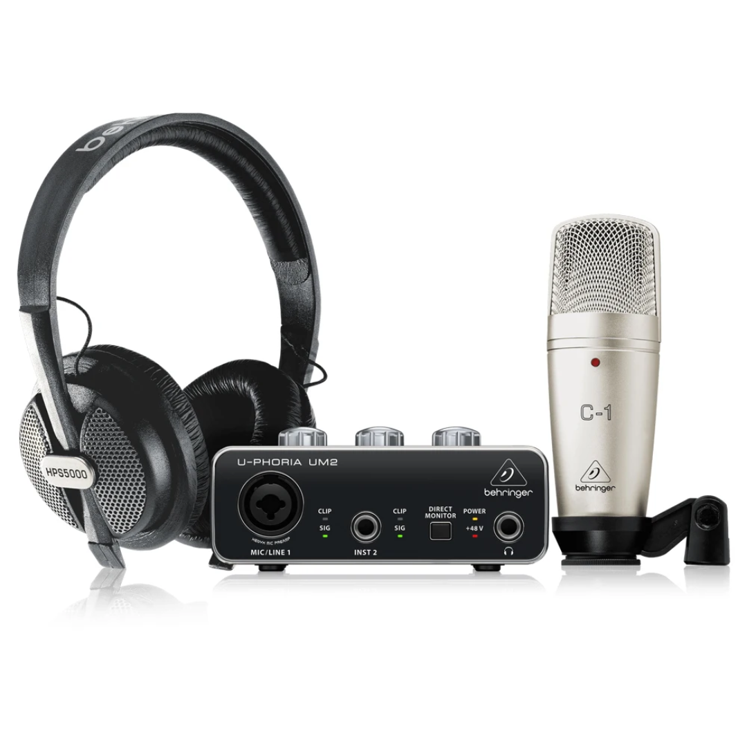 Behringer U-PHORIA Studio Bundle | Complete Home Recording Pack