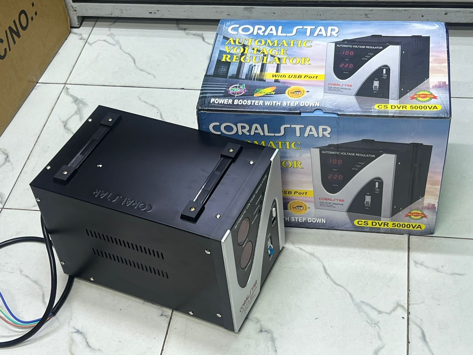 Coralstar Automatic Voltage Regulator | 5000VA Stabilizer & Step Down - Image 2