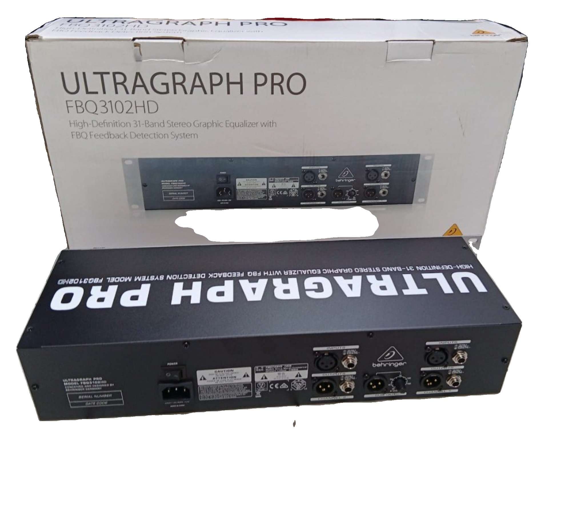 Behringer ULTRAGRAPH PRO FBQ1502HD, a high-definition 15-band stereo graphic equalizer. - Image 2