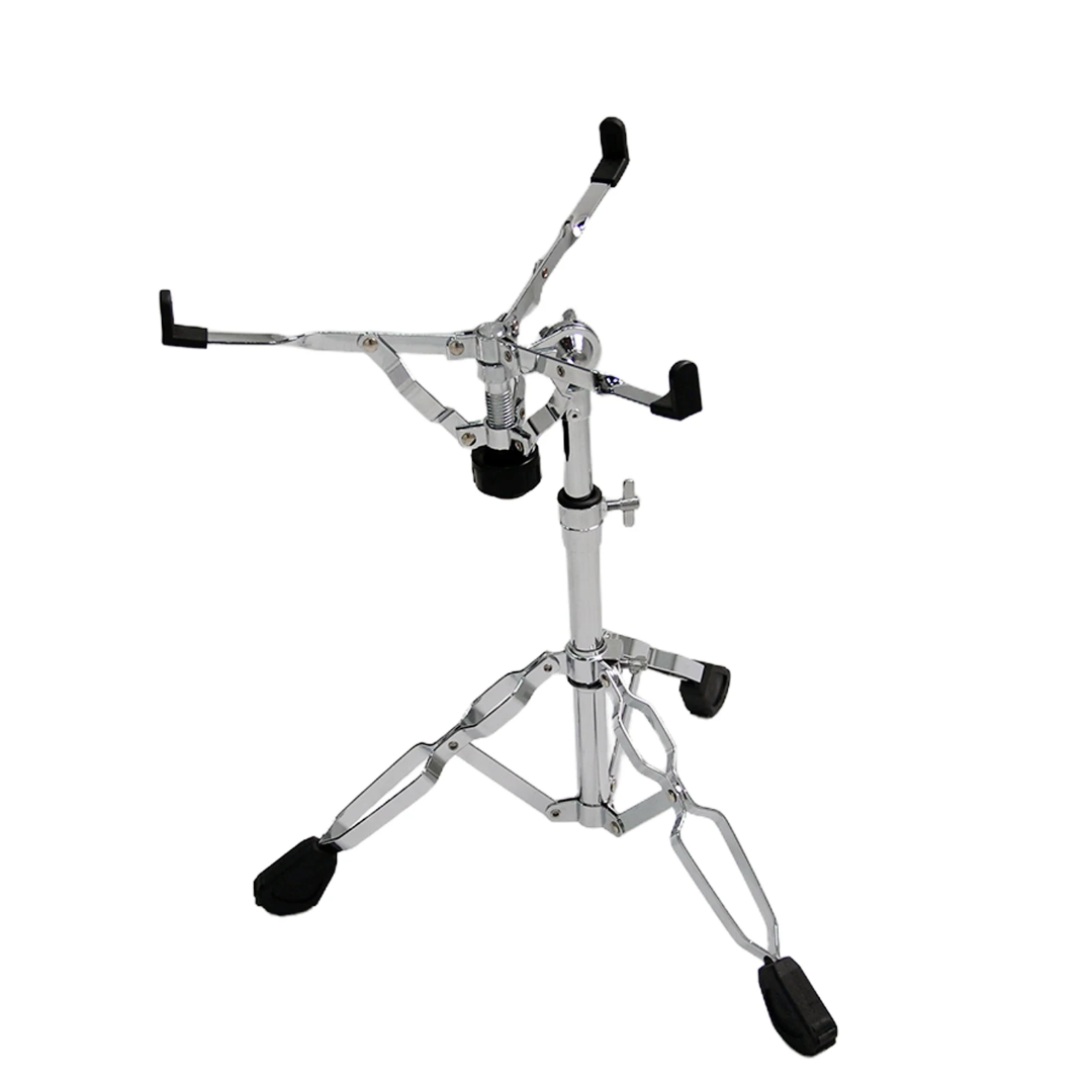 Professional Adjustable Snare Drum Stand - Double Braced Tripod Base for 10-14 Inch Drums
