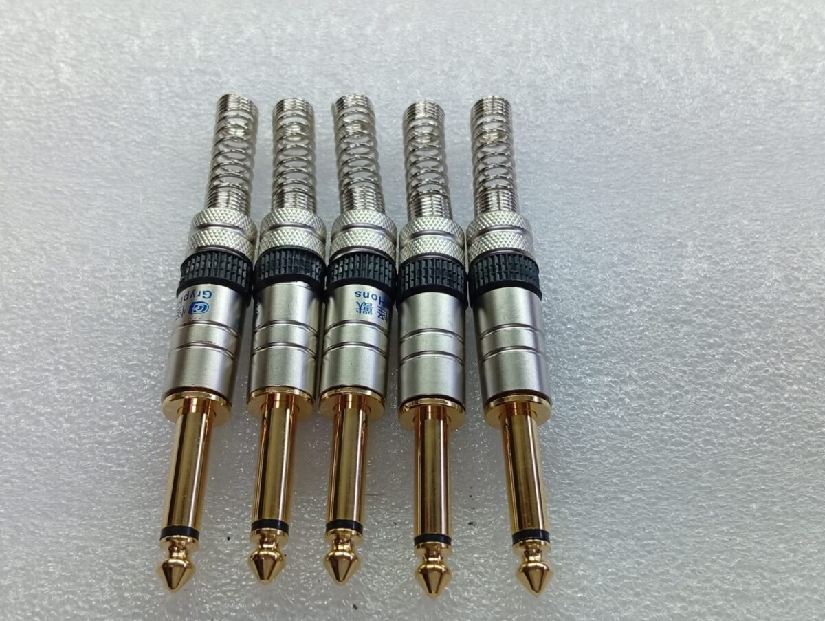 Gryphone 1/4 Inch Mono TS Jack Plug with Spring Strain Relief - Image 2